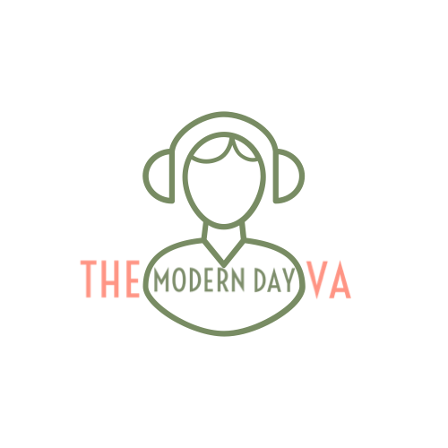 Modern day virtual assistant logo